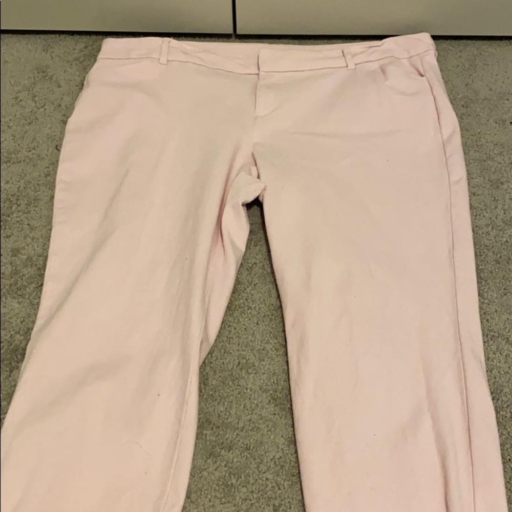 Blush ankle pants